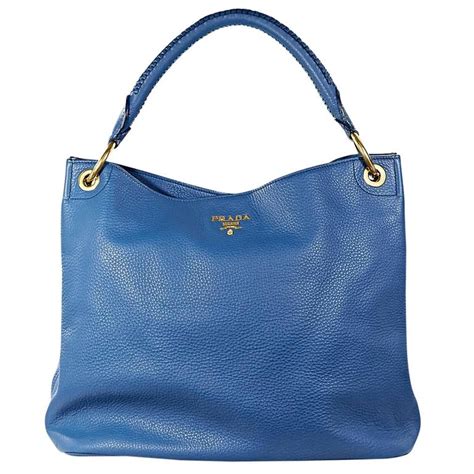 prada blue hobo bag|prada hobo bag leather.